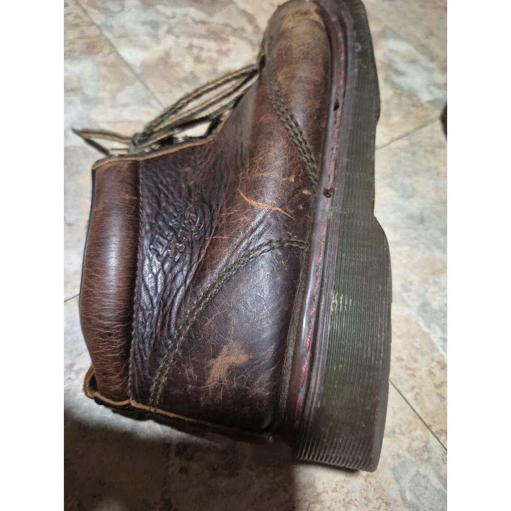 Vintage Dr. Martens Ankle Boots 8287 Brown Men's Size 10 Made in England